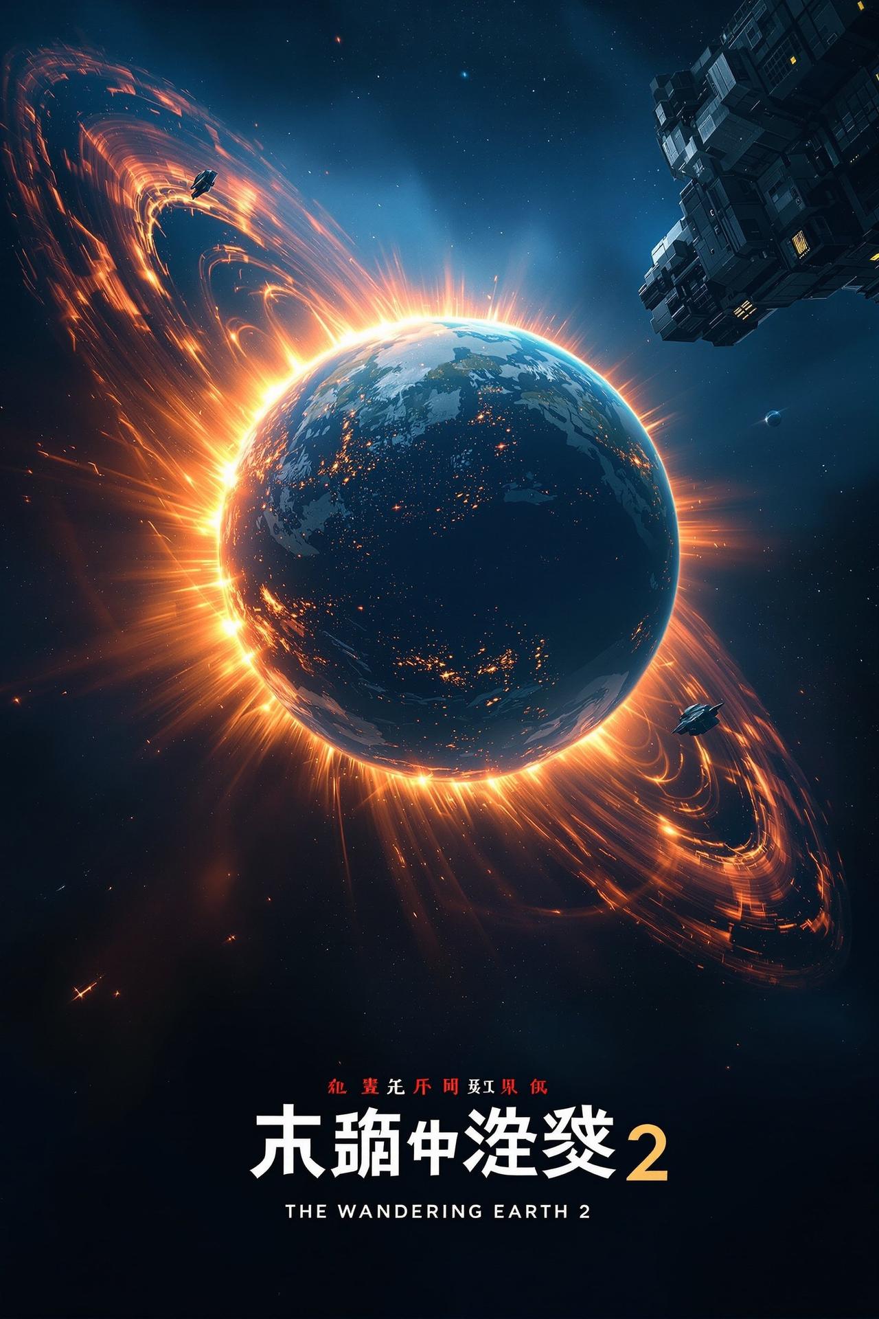 九七影视推荐：流浪地球2 - The Wandering Earth II，电影，评分8.8